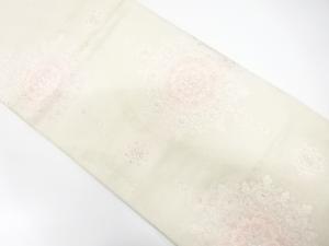 アンティーク　花立涌模様織り出し袋帯（材料）